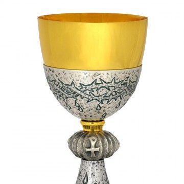 Chalice in Chiseled Brass