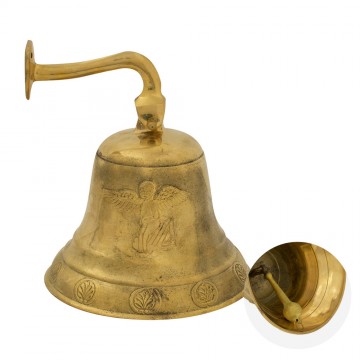 Liturgical Wall Bell in Brass