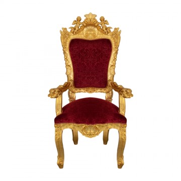 Armchair in Gold Leaf Wood