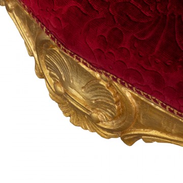 Armchair in Gold Leaf Wood