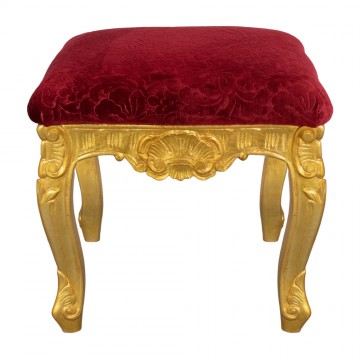 Baroque Style Stool in Gold...