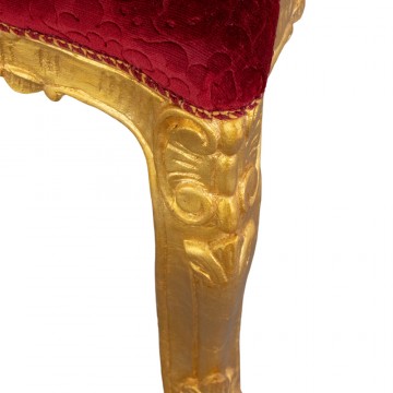 Baroque Style Stool in Gold...