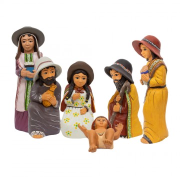 Peruvian Nativity Scene in...