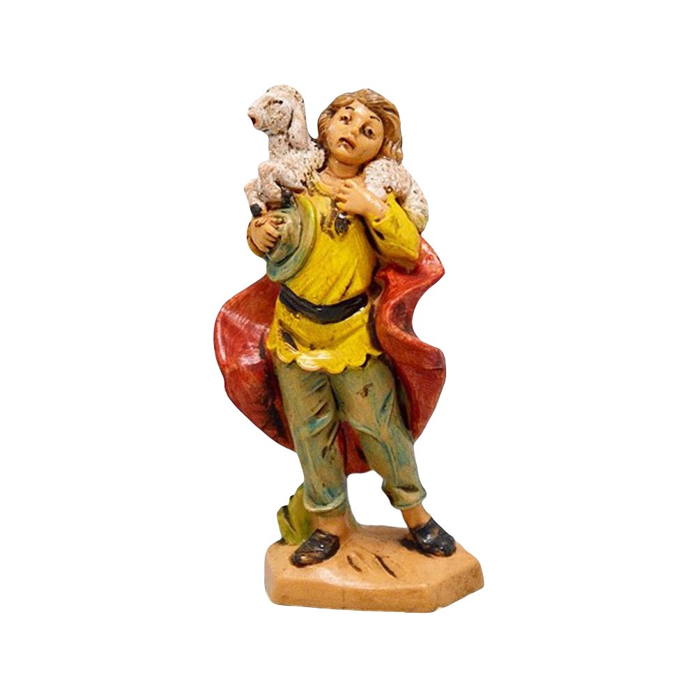 Shepherd with Lamb Fontanini Nativity Scene 6.5 cm