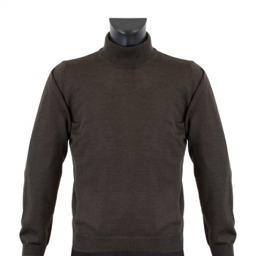 Mock Turtleneck in Wool Blend