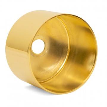 Candle Socket in Golden Brass