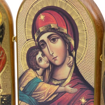 Triptych Madonna with Child...