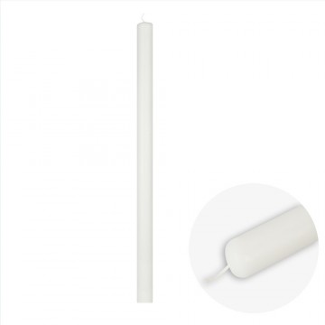 Candle in White Wax 870x29 mm