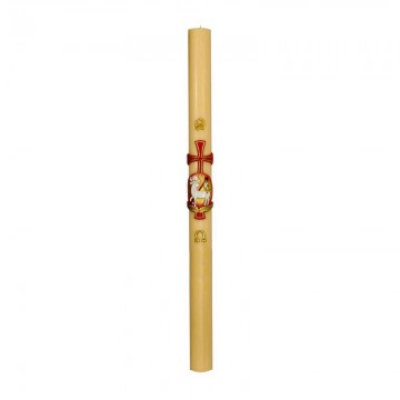 Paschal Candle Beeswax Lamb...