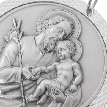 Medal of Saint Joseph in Metal