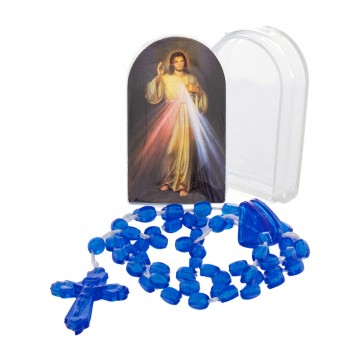 Plastic Rosary with Case