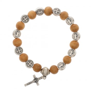 Rosary Bracelet in Wood...