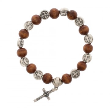 Rosary Bracelet in Wood...