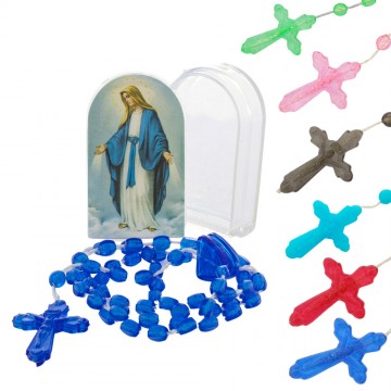 Colored Rosary in Plastic...
