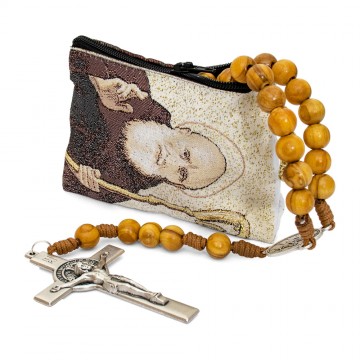 Fabric Rosary Case Saint...
