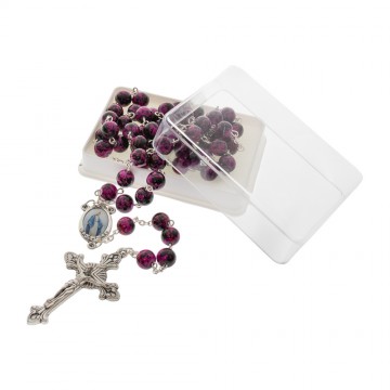 Rosary with Purple Grains...