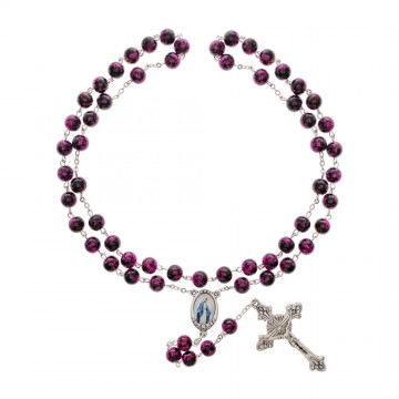 Rosary with Purple Grains...