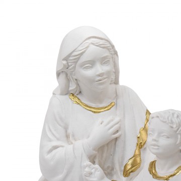 Holy Family Statue in White...