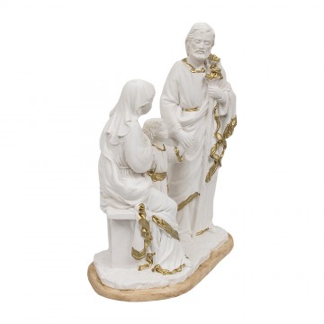 Holy Family Statue in White...