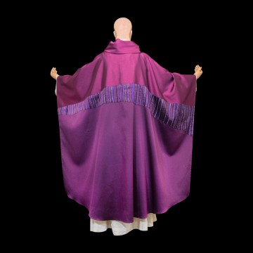 Purple Chasuble in Cotton...