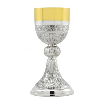 Chalice in Chiseled Silver