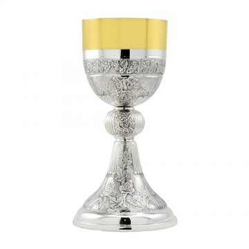 Chalice in Chiseled Silver