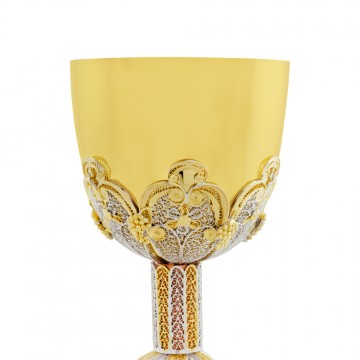 Chalice in 800 Silver Filigree