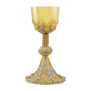 Chalice in 800 Silver Filigree