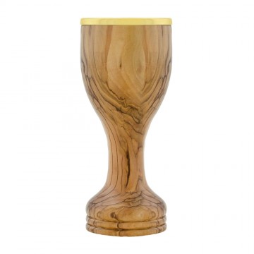 Chalice in Olive Wood with...