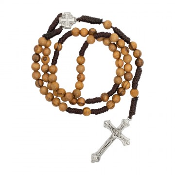 Jerusalem Olive Wood Rosary