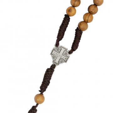 Jerusalem Olive Wood Rosary