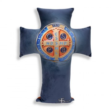 Cross-shaped Pillow with...