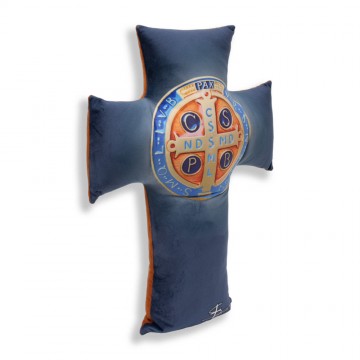 Cross-shaped Pillow with...