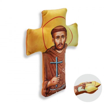 Cross-shaped Pillow Saint...