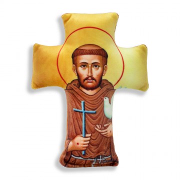 Cross-shaped Pillow Saint...