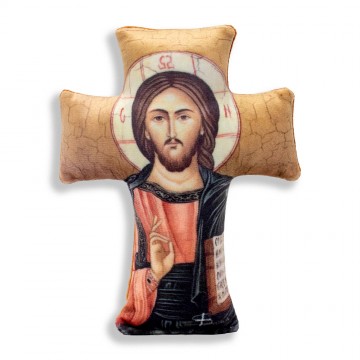 Cross-shaped Pillow Jesus...