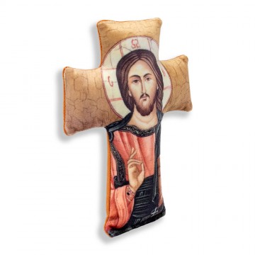 Cross-shaped Pillow Jesus...