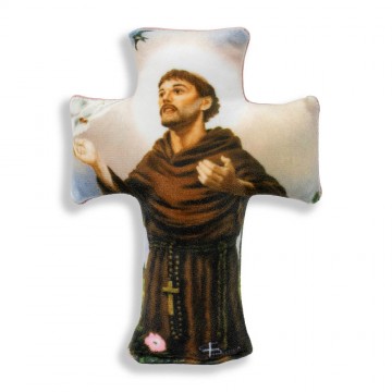 Cross-shaped Pillow Saint...