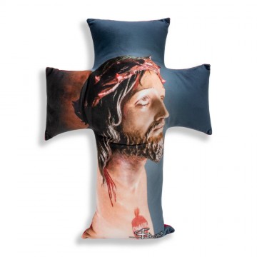 Cross-shaped Pillow with...