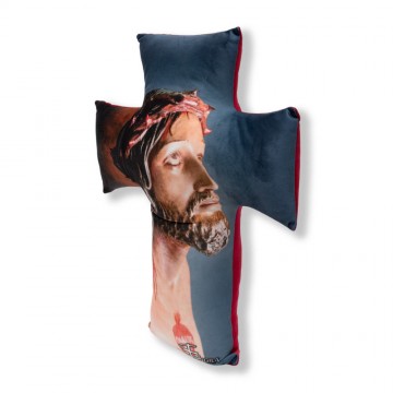 Cross-shaped Pillow with...