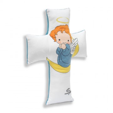 Cross-shaped Pillow Angel...