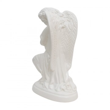 Angel in White Ceramic h 17 cm