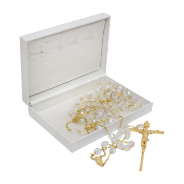 Wedding Rosary in Crystal