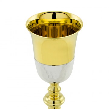 Two-tone Chalice in 800 Silver