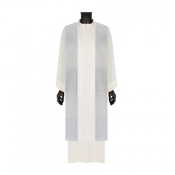 Striped Chasuble of Ivory...