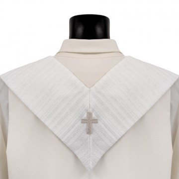 Striped Chasuble of Ivory...