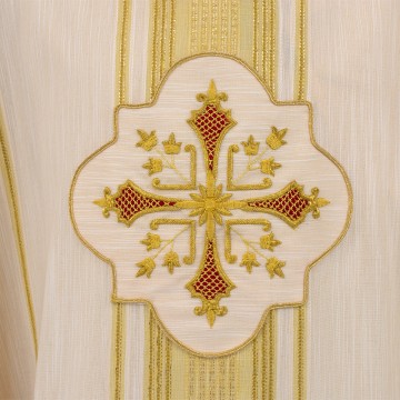 Ivory Chasuble Embroidered...