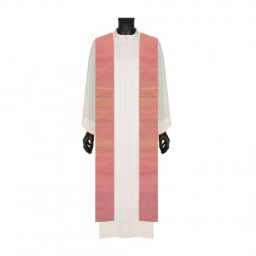 Pink Chasuble with Stylized...