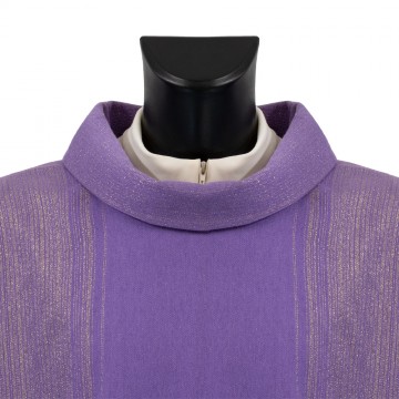 Purple Chasuble in Striped...