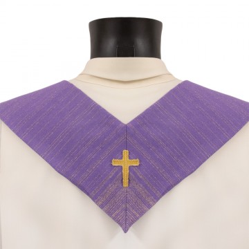 Purple Chasuble in Striped...